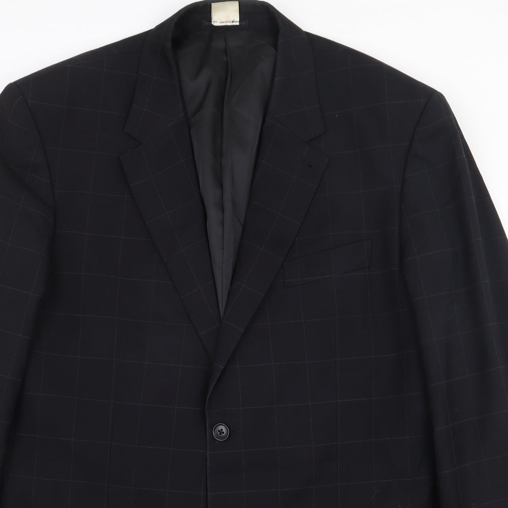 Mens UK Size 44 NEXT Regular Black Suit Jacket