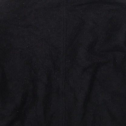 Joan Womens Black Round Neck Polyester Cardigan Jumper Size M