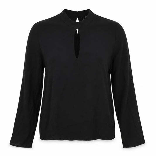 Womens UK Size 8 Divided Black Basic Blouse