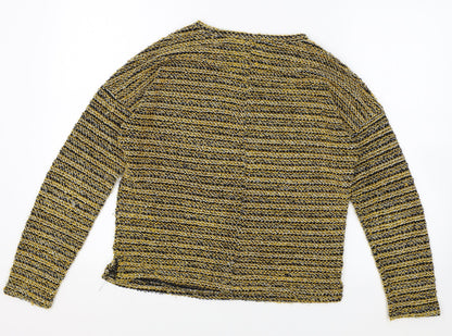 Womens UK Size S New Look Yellow Pullover Jumper