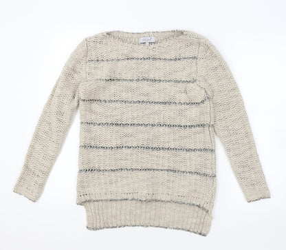 Womens UK Size 8 Per Una Beige Pullover Jumper