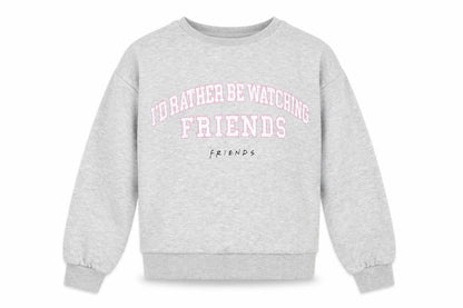 Primark Girls Grey Cotton Pullover Sweatshirt Size 12-13 Years Pullover - Friends