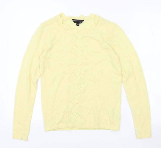 Womens UK Size 8 Dorothy Perkins Yellow Pullover Jumper