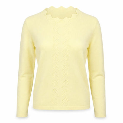 Womens UK Size 8 Dorothy Perkins Yellow Pullover Jumper