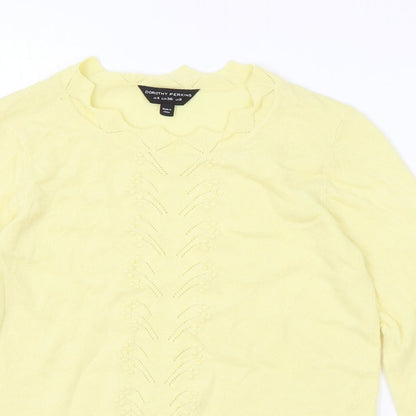 Womens UK Size 8 Dorothy Perkins Yellow Pullover Jumper