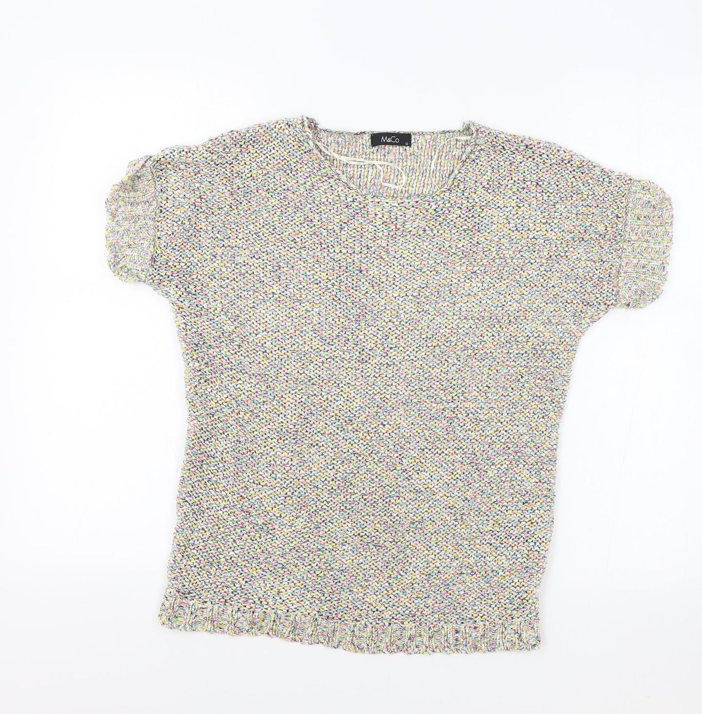 Womens UK Size 12 Marks and Spencer Multicoloured Pullover Jumper