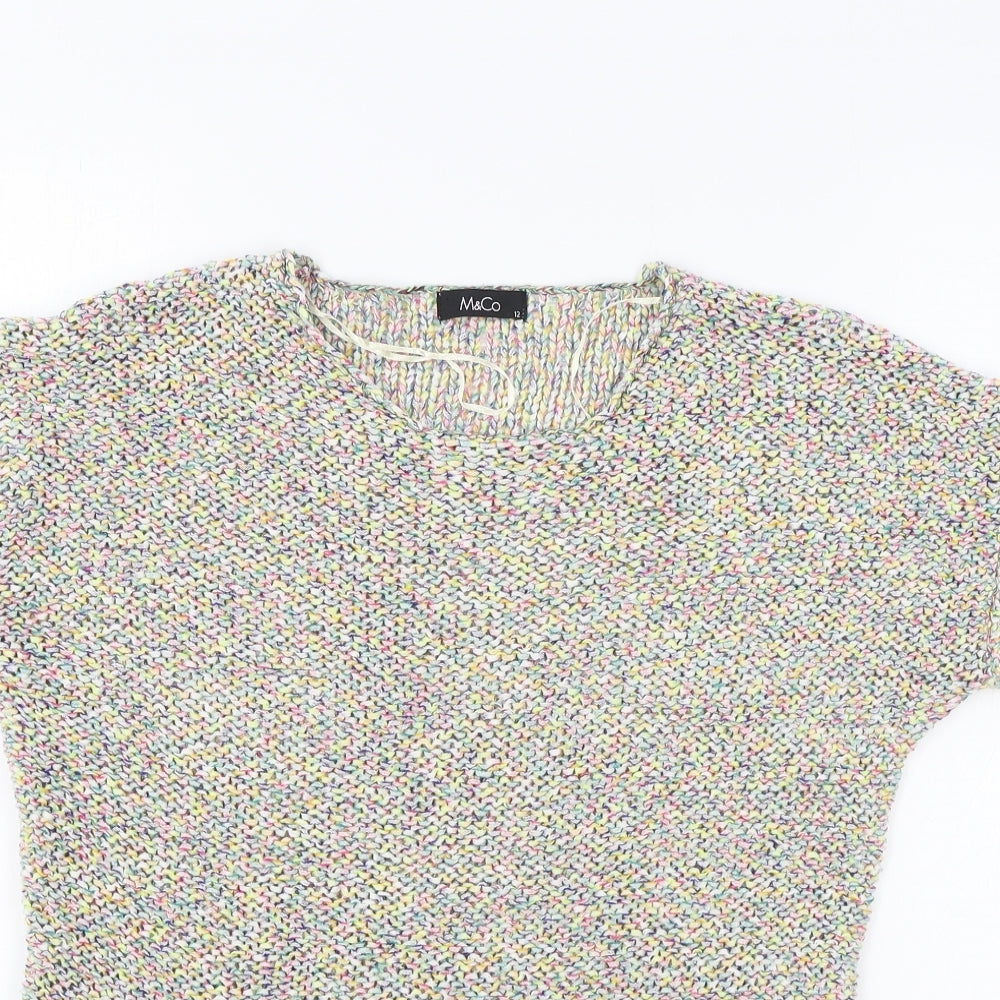 Womens UK Size 12 Marks and Spencer Multicoloured Pullover Jumper