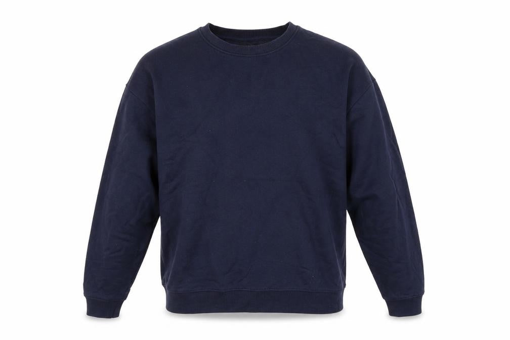 Mens UK Size M Boohoo Blue Pullover Sweatshirt