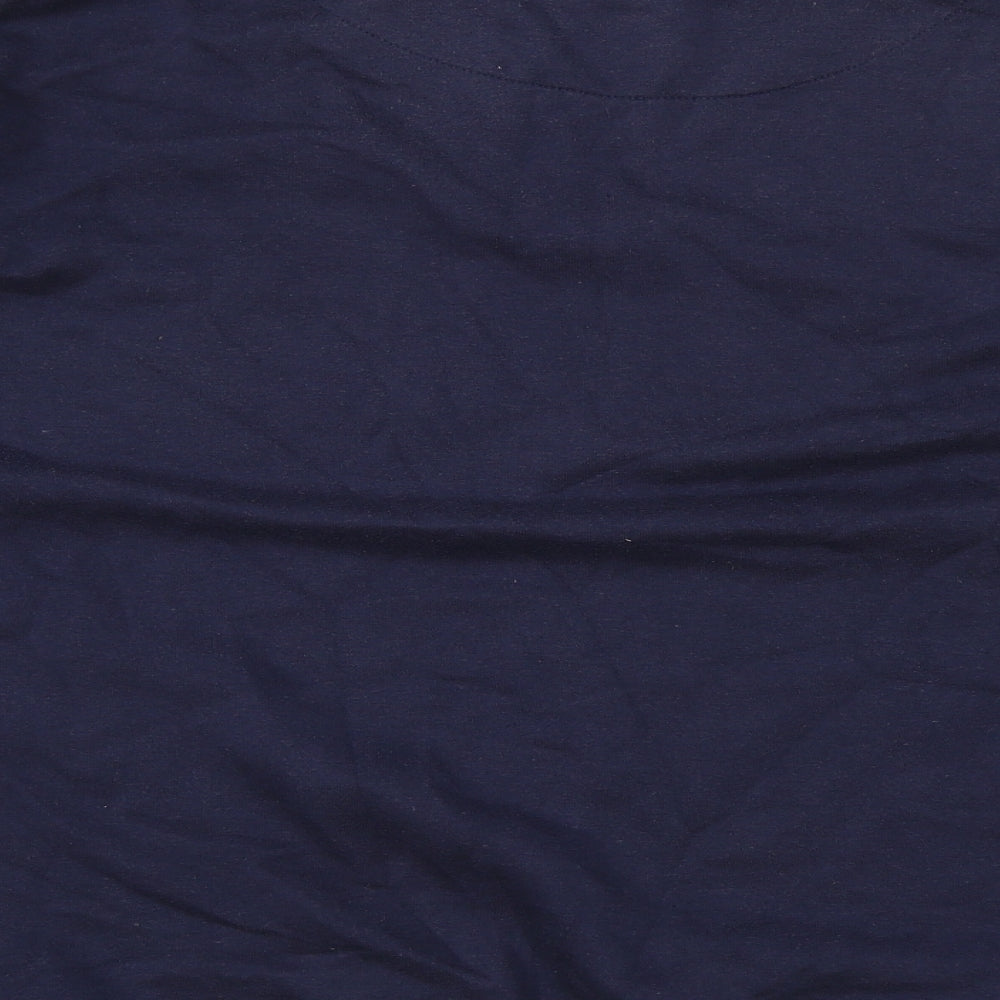 Mens UK Size M Boohoo Blue Pullover Sweatshirt