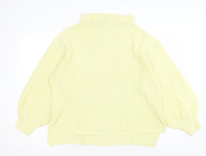 Womens UK Size 16 River Island Yellow Pullover Jumper