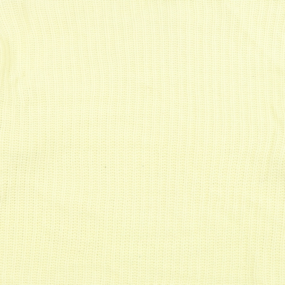 Womens UK Size 16 River Island Yellow Pullover Jumper