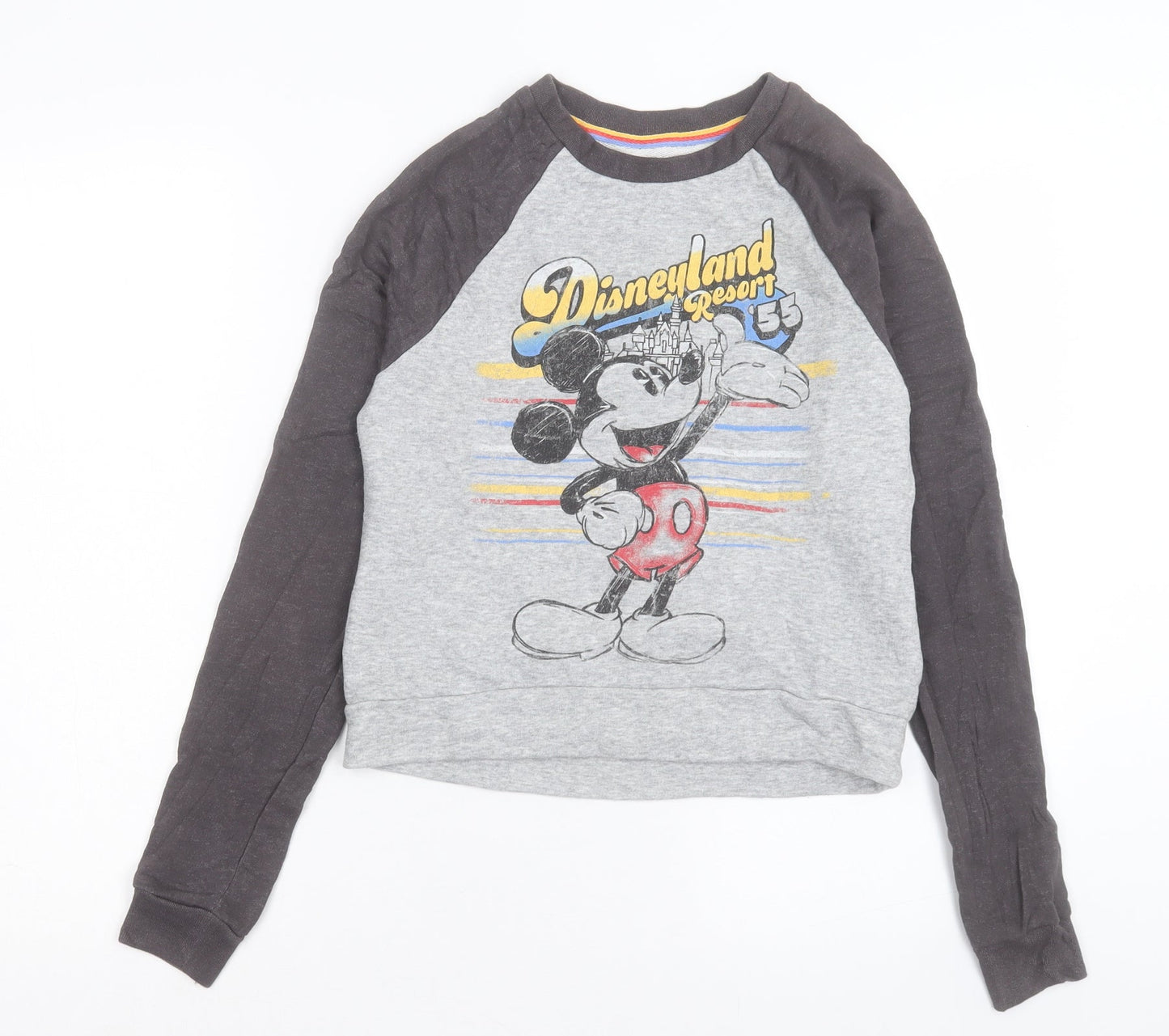 Womens UK Size S Disney Grey Pullover Sweatshirt