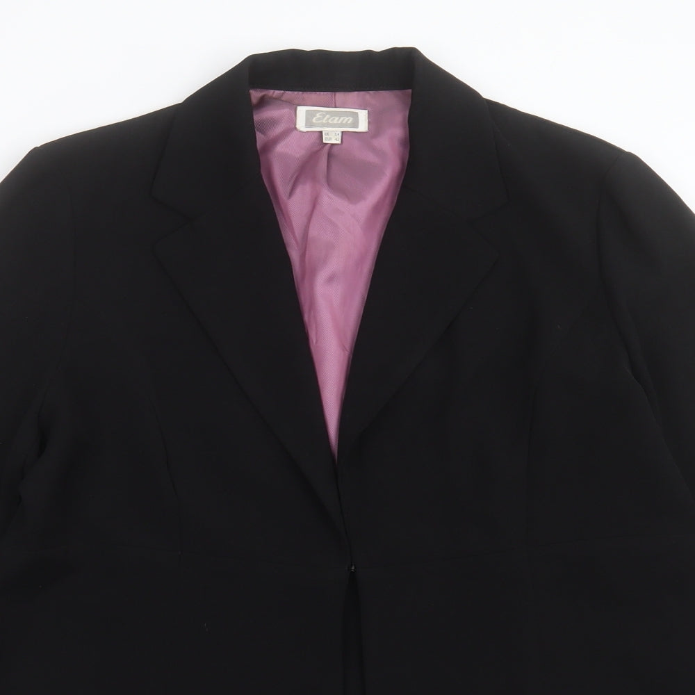 Womens UK Size 14 Etam Black Jacket