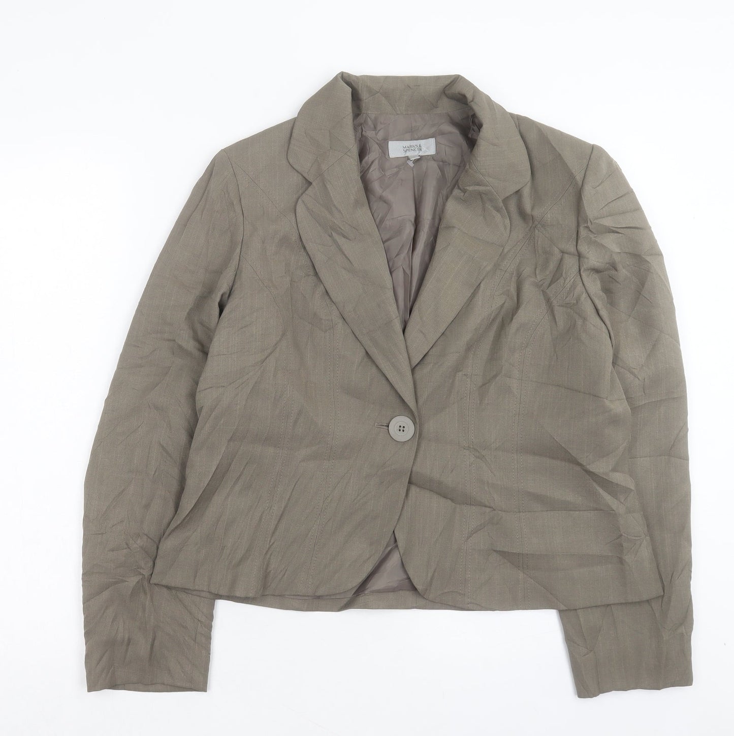 Womens UK Size 18 Marks and Spencer Grey Jacket
