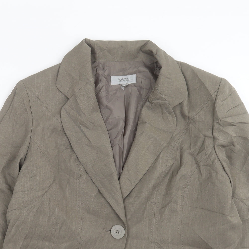 Womens UK Size 18 Marks and Spencer Grey Jacket