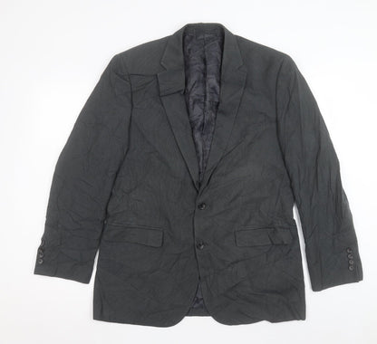 Mens UK Size 40 Greenwood Regular Grey Suit Jacket
