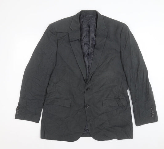 Mens UK Size 40 Greenwood Regular Grey Suit Jacket