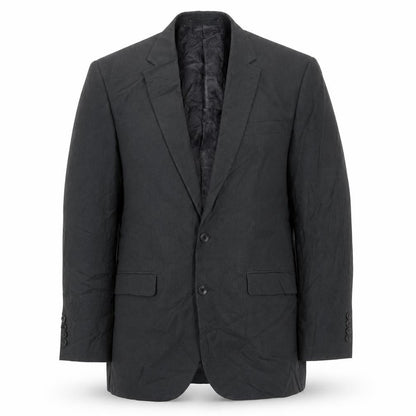 Greenwoods Mens Grey Polyester Jacket Suit Jacket Size 40