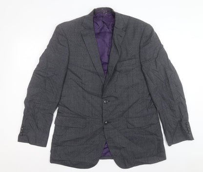 Mens UK Size 40 George Regular Grey Suit Jacket
