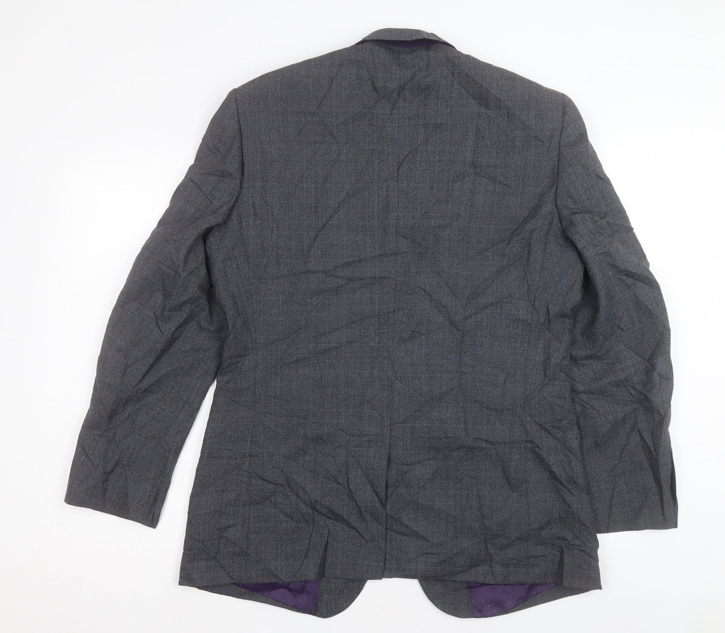 Mens UK Size 40 George Regular Grey Suit Jacket