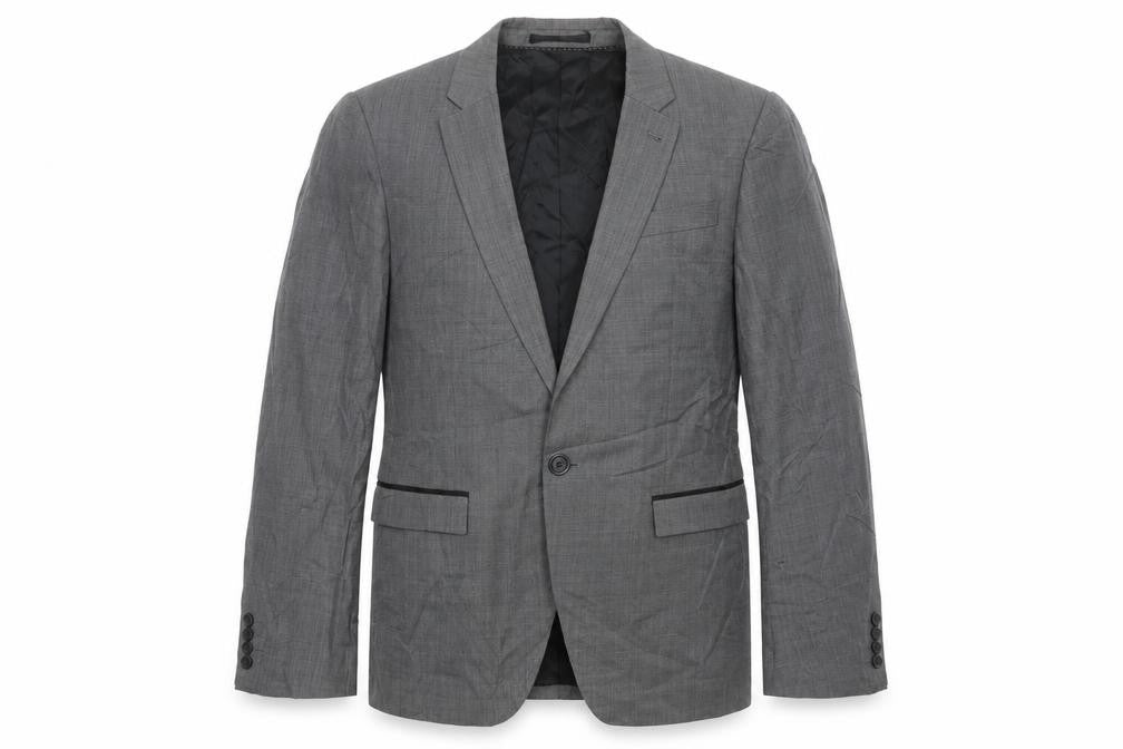 Mens UK Size 40 Topman Regular Grey Suit Jacket