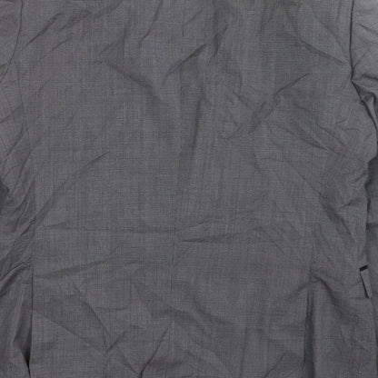 Mens UK Size 40 Topman Regular Grey Suit Jacket