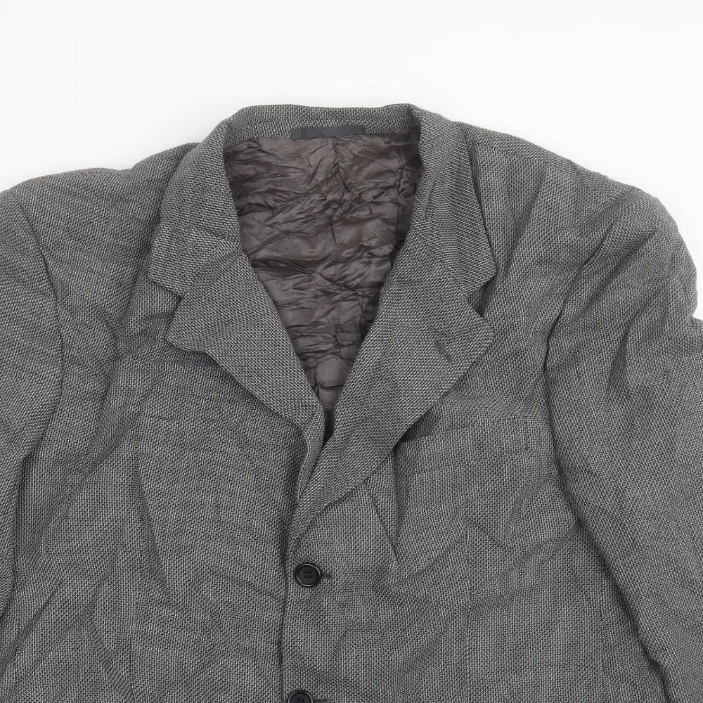 Mens UK Size 40 Copperstone Regular Grey Suit Jacket