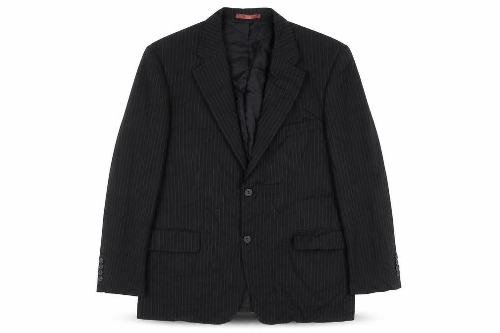 Mens UK Size 42 Matalan Black Jacket Suit Jacket