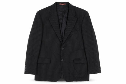Mens UK Size 42 Matalan Black Jacket Suit Jacket