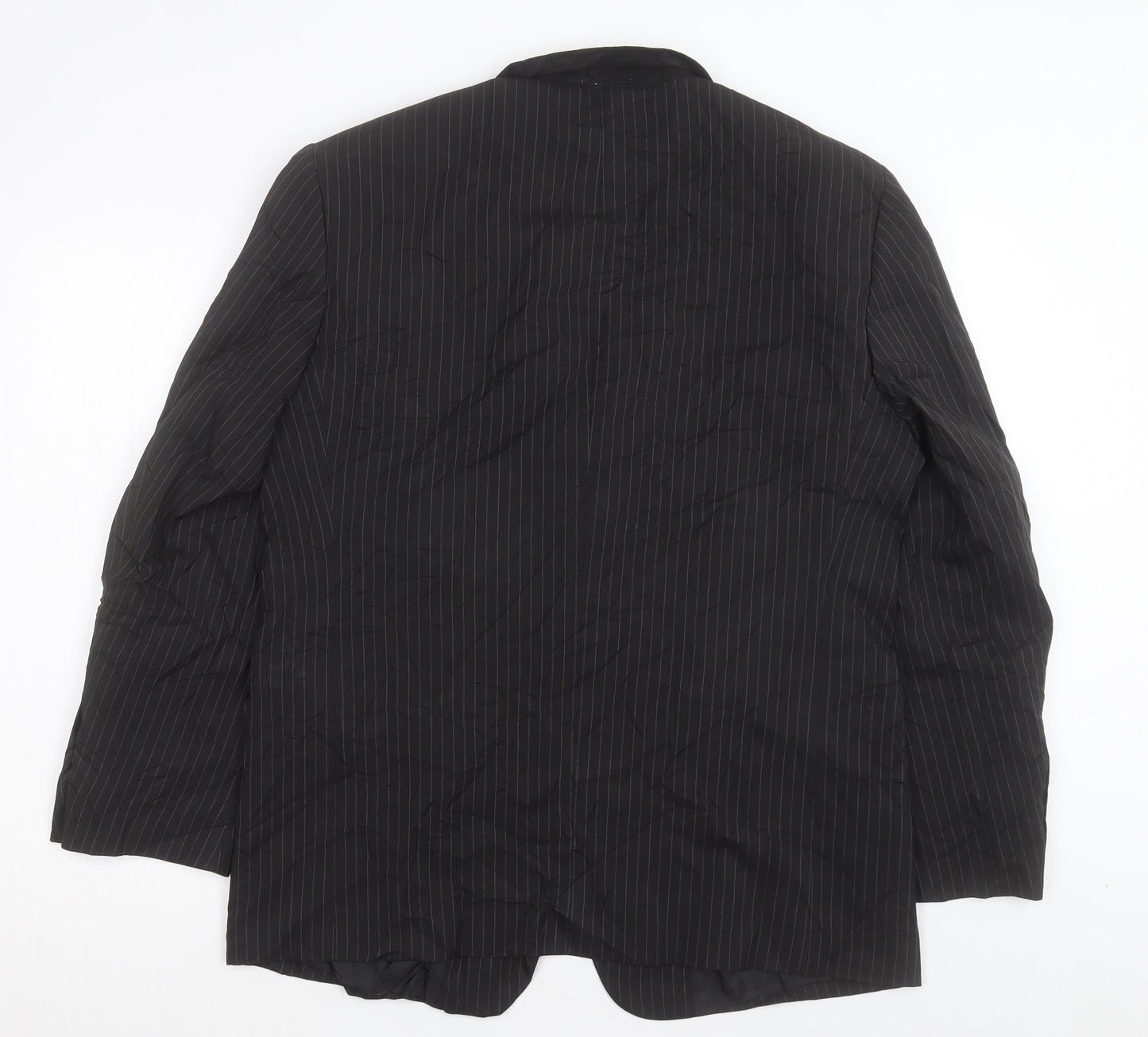 Mens UK Size 42 Matalan Black Jacket Suit Jacket