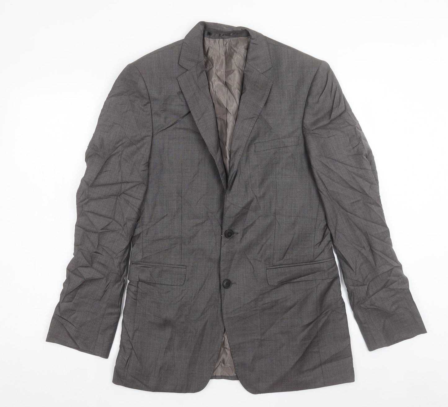 Mens UK Size 36 Paul Costelloe Regular Grey Suit Jacket