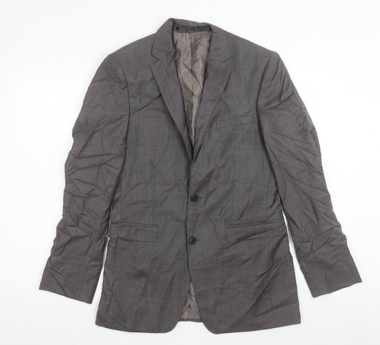Mens UK Size 36 Paul Costelloe Regular Grey Suit Jacket