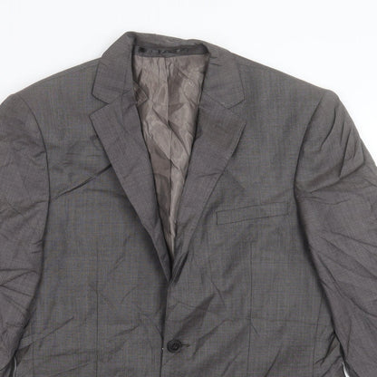 Mens UK Size 36 Paul Costelloe Regular Grey Suit Jacket