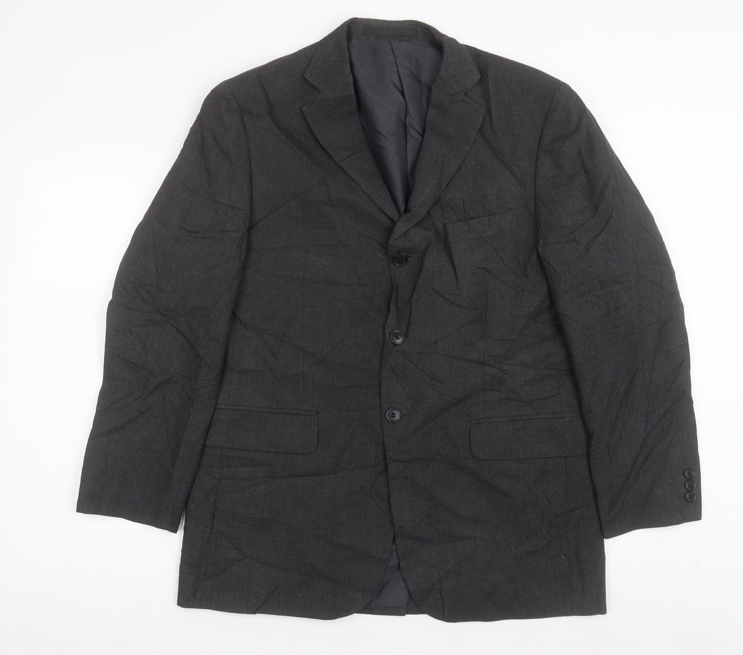 Mens UK Size 40 Marks and Spencer Regular Grey Suit Jacket