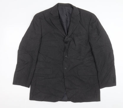 Mens UK Size 40 Marks and Spencer Regular Grey Suit Jacket