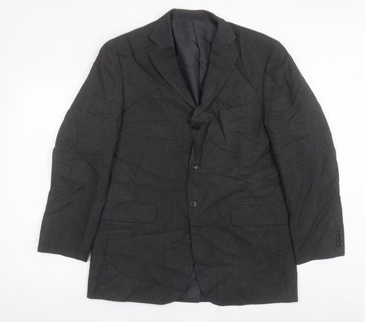 Mens UK Size 40 Marks and Spencer Regular Grey Suit Jacket
