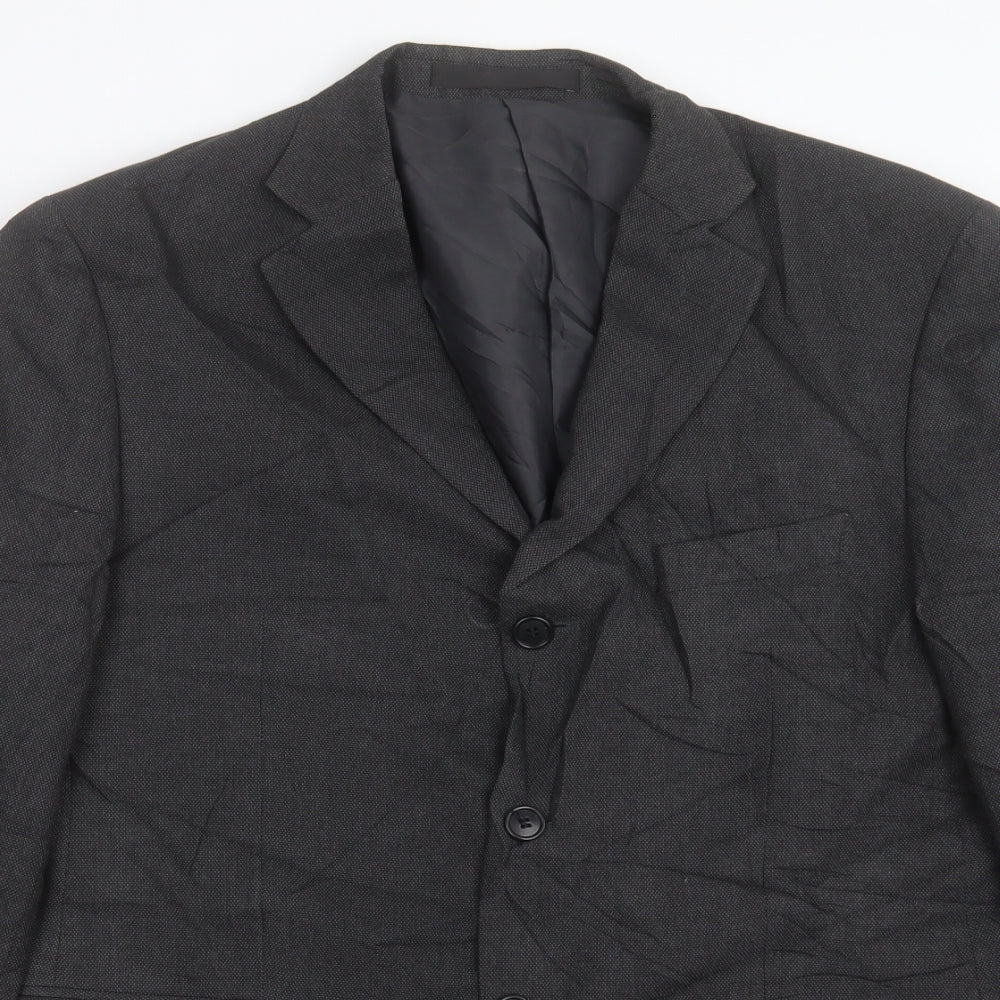 Mens UK Size 40 Marks and Spencer Regular Grey Suit Jacket