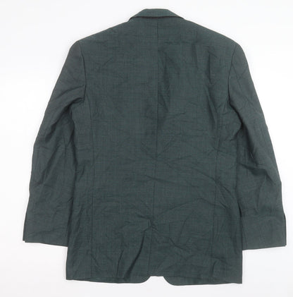 Mens UK Size 36 Dimensions Regular Green Suit Jacket