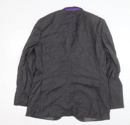 NEXT Mens Grey Wool Jacket Suit Jacket Size 42