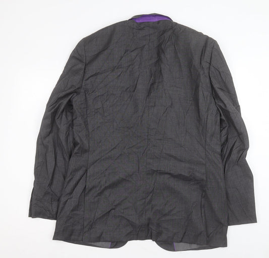 NEXT Mens Grey Wool Jacket Suit Jacket Size 42