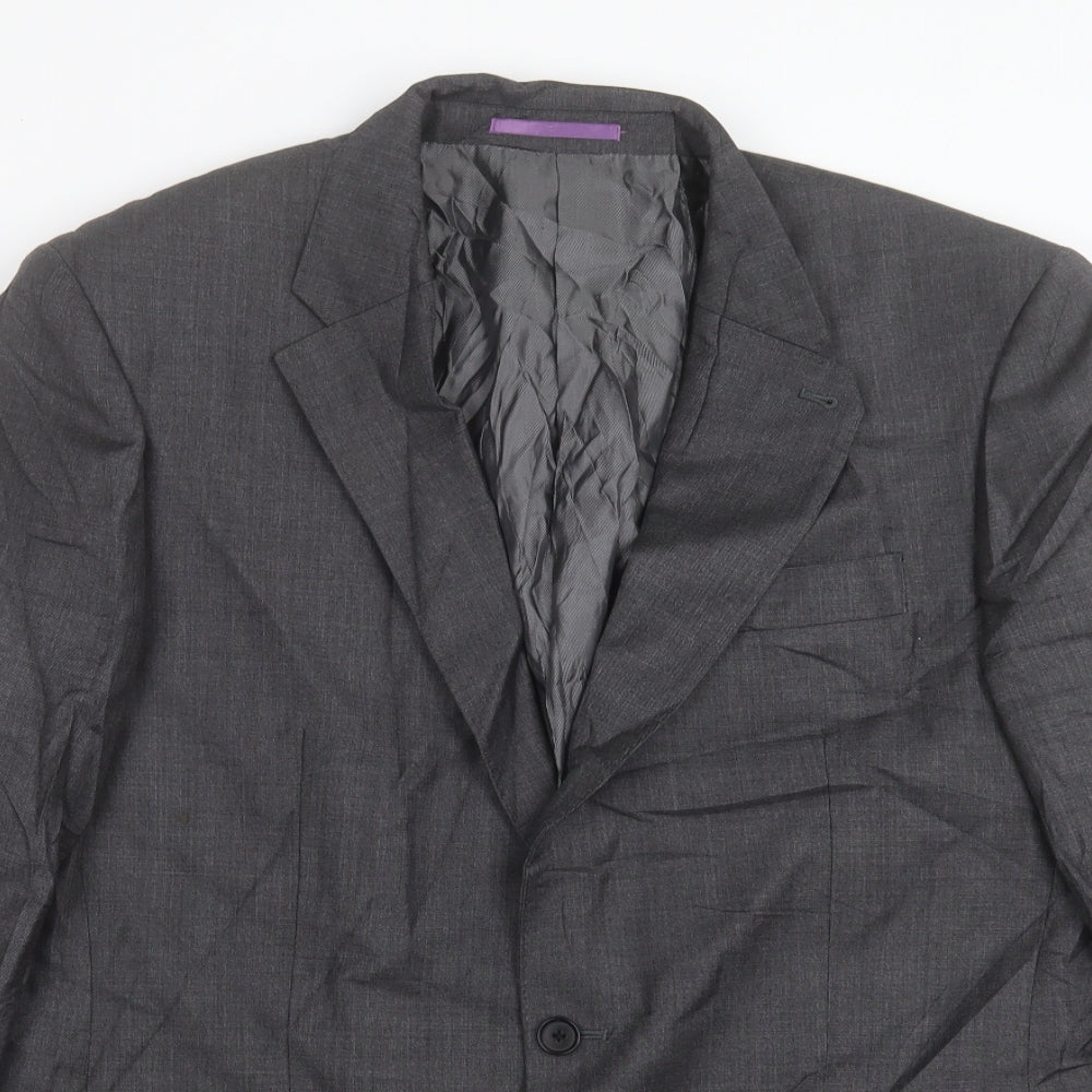 NEXT Mens Grey Wool Jacket Suit Jacket Size 42