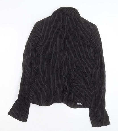 Womens UK Size 10 Oasis Black Jacket