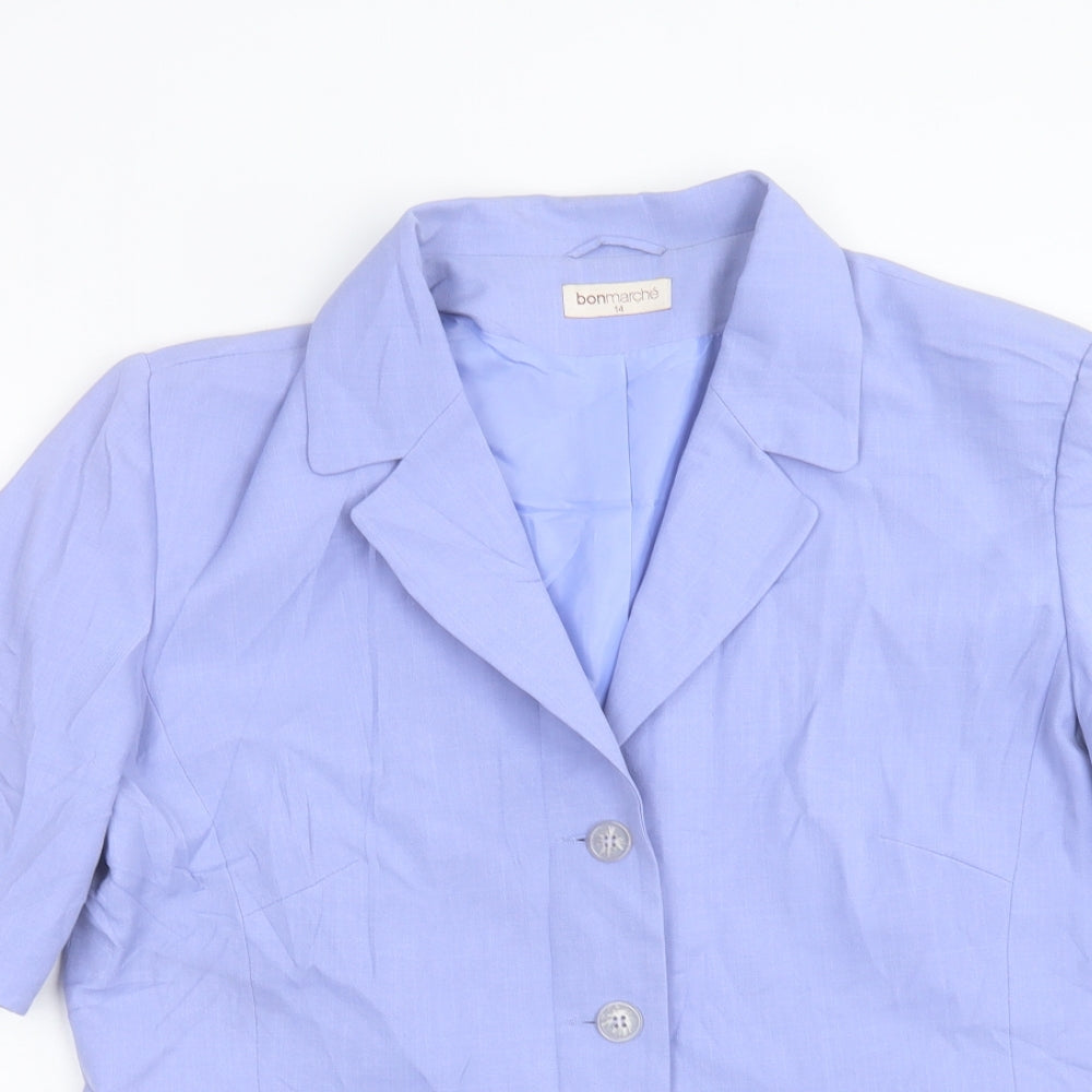 Womens UK Size 14 Bonmarché Purple Jacket