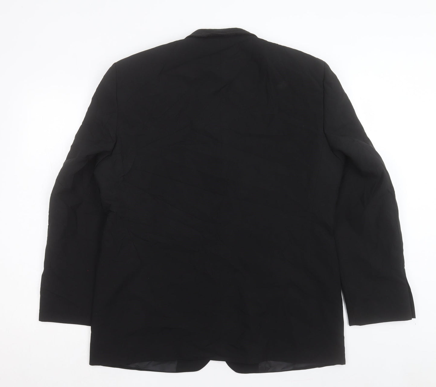 George Mens Blue Polyacrylate Fibre Jacket Suit Jacket Size 40