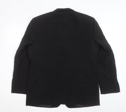 George Mens Blue Polyacrylate Fibre Jacket Suit Jacket Size 40