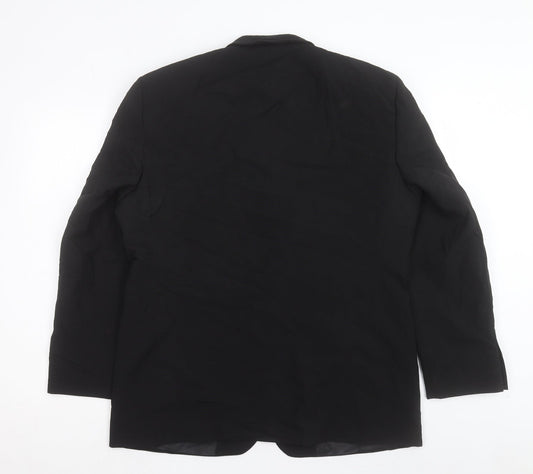 George Mens Blue Polyacrylate Fibre Jacket Suit Jacket Size 40