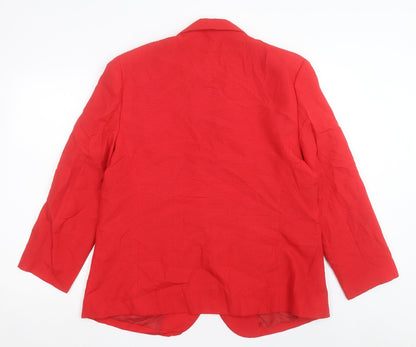 Womens UK Size 2 Littlewoods Red Jacket