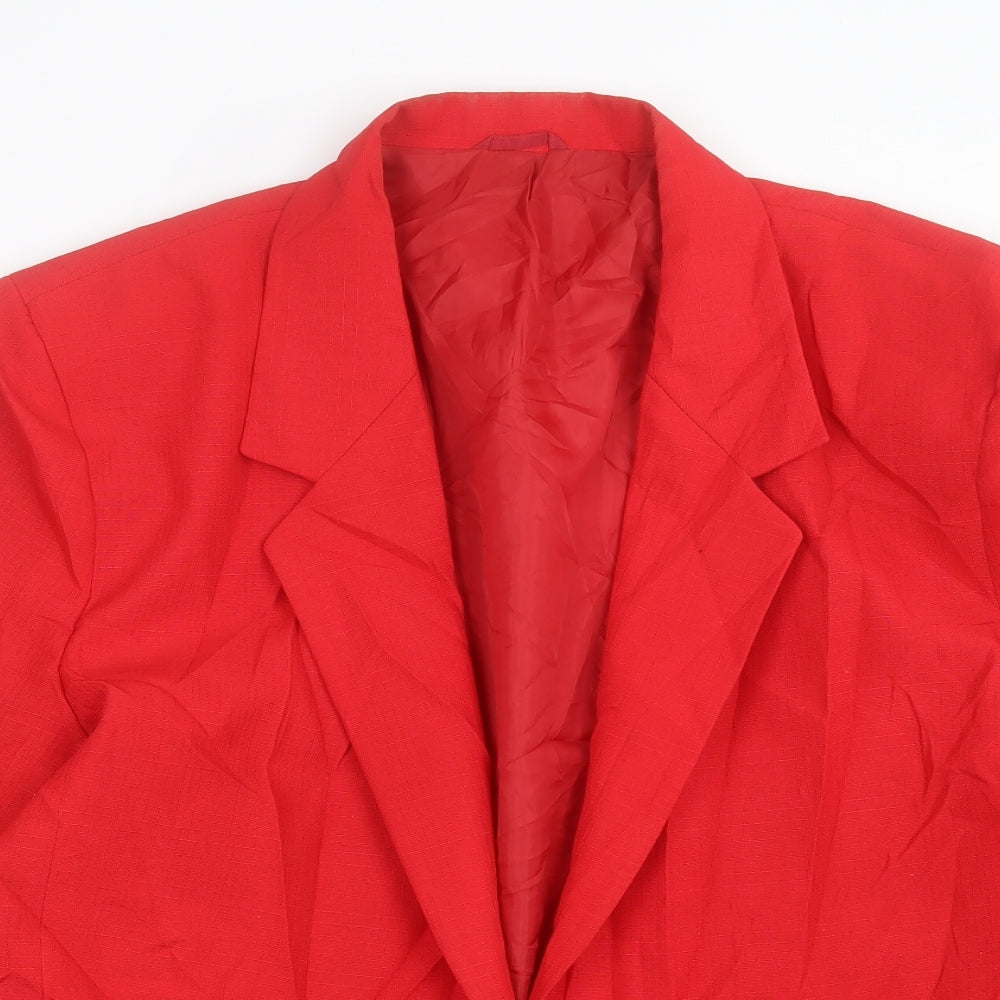 Womens UK Size 2 Littlewoods Red Jacket