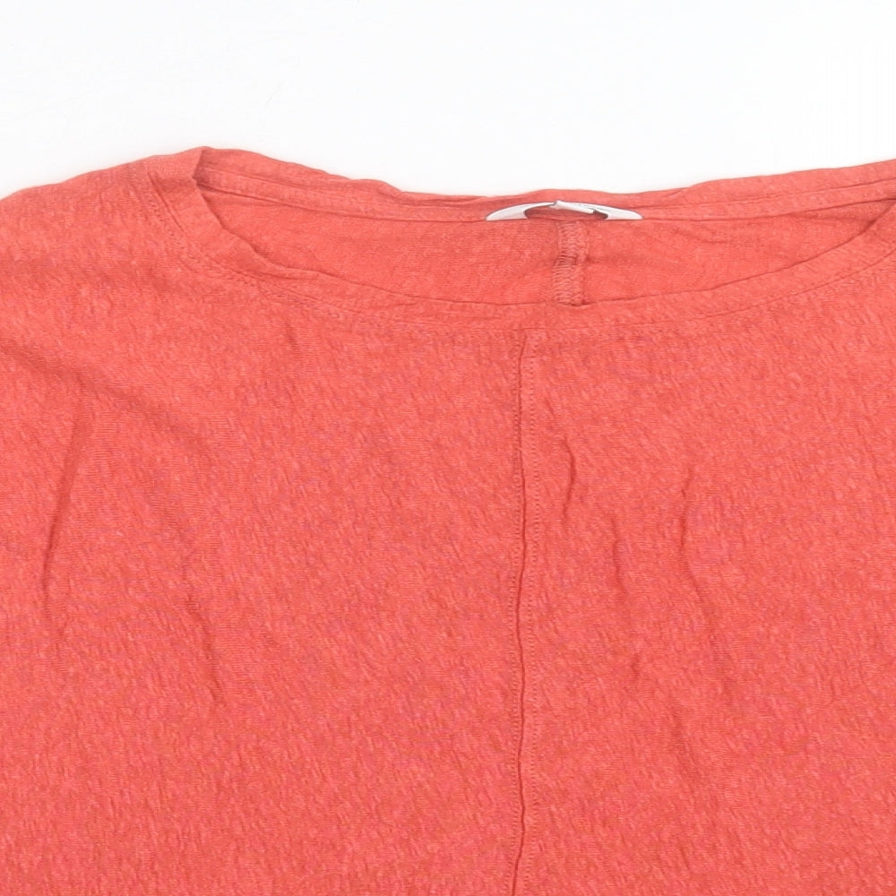Womens UK Size 12 M&Co Pink Basic T-Shirt