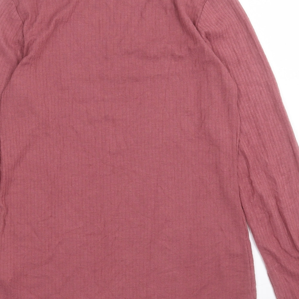 Womens UK Size 10 River Island Pink Pullover Jumper